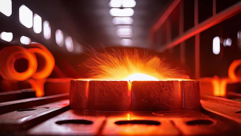 Chemical heat treatment of steel castings